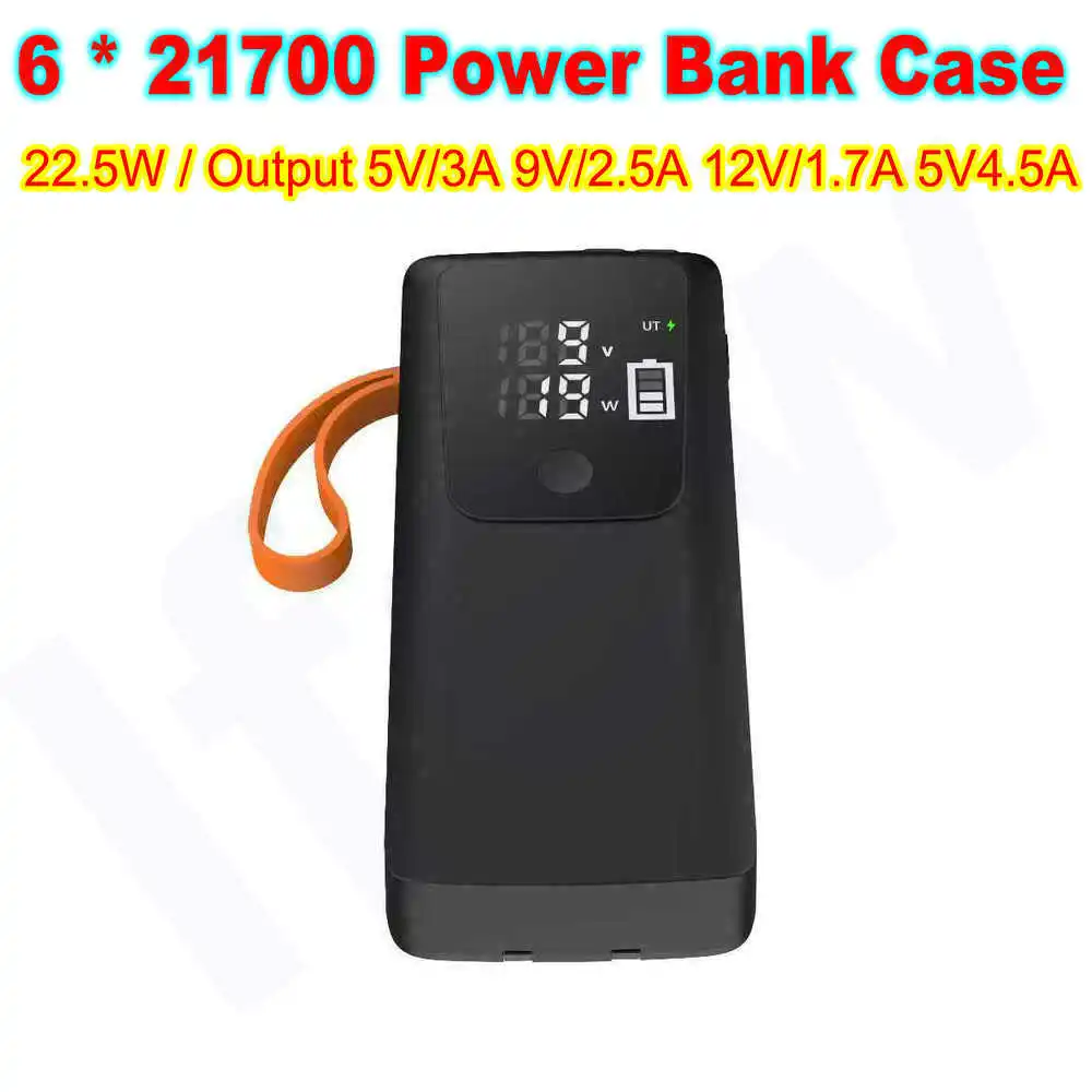 Battery Case Storage - 21700 배터리 케이스 파워 뱅크 하우징