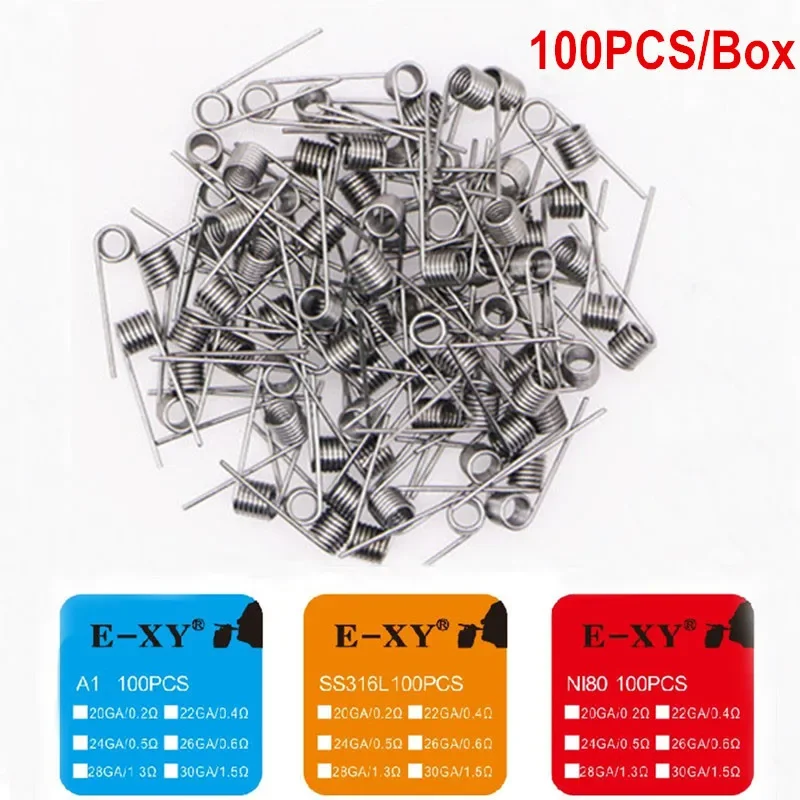 Coil Building Kit - 100 개/상자 사전 제작 코일 와이어
