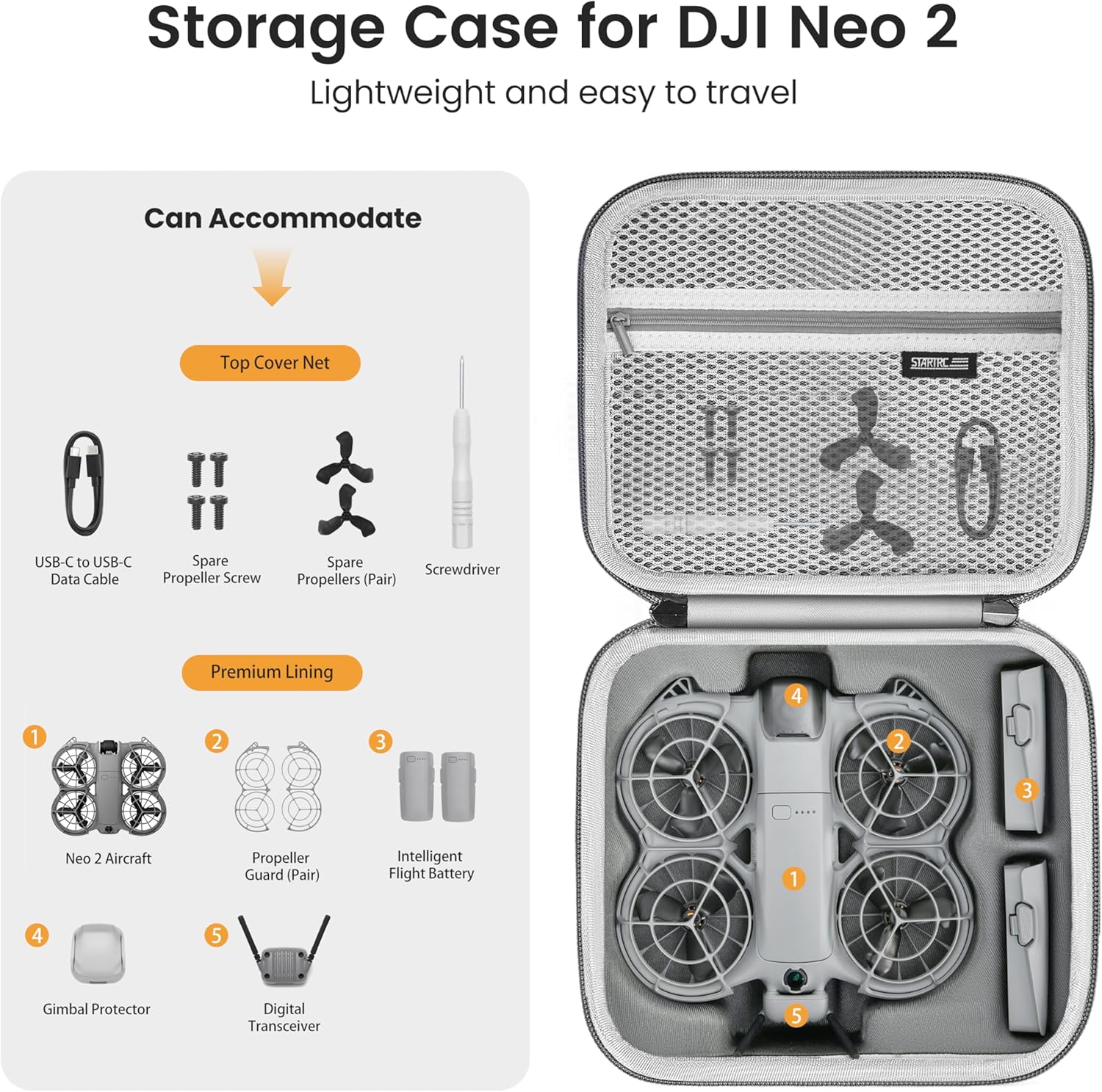 STARTRC Neo 2 휴대용 PU 숄더백 핸드백 D - Battery Case Storage 리뷰 및 가격
