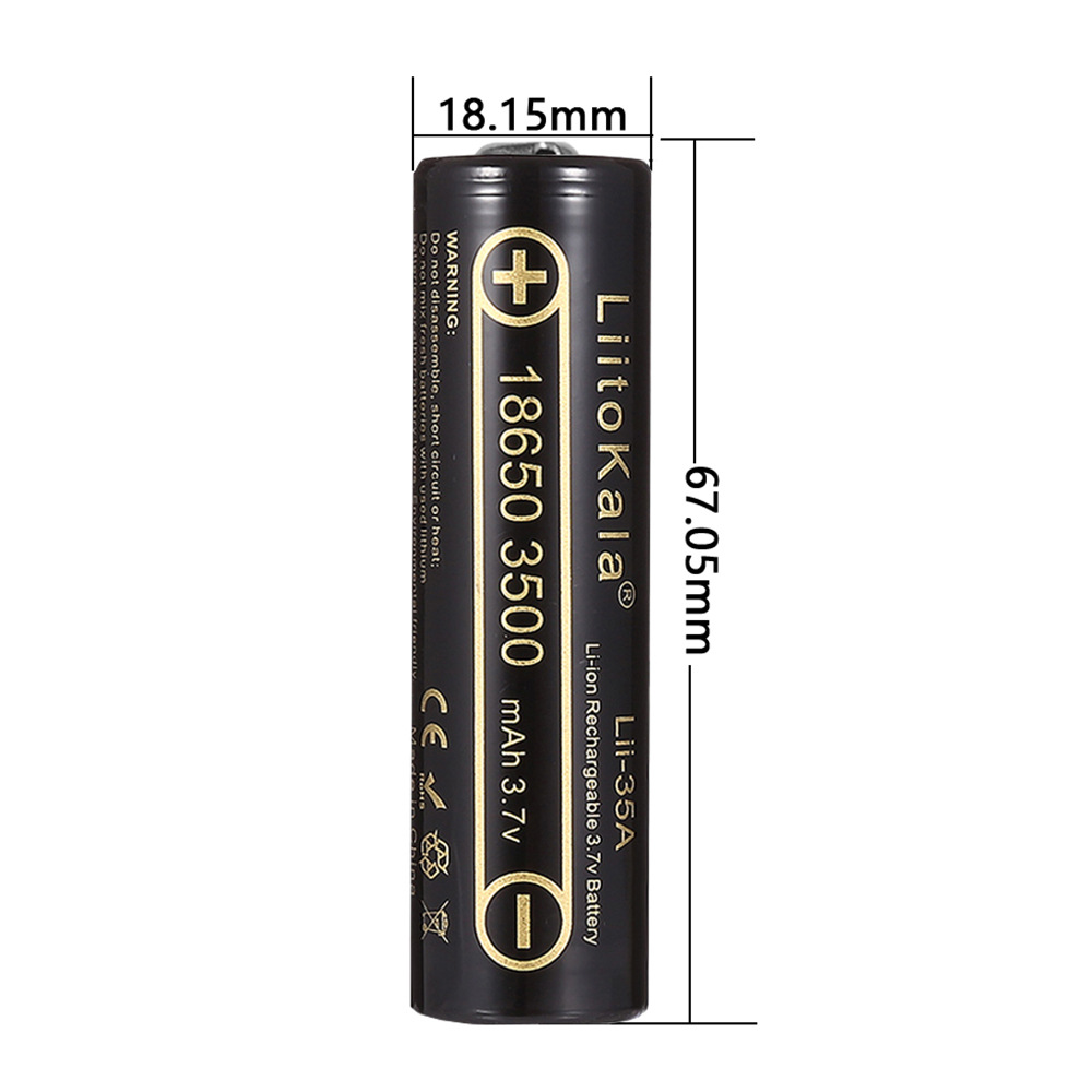 2-10pcs LiitoKala Lii-35A 1865 - Vape Battery 18650 리뷰 및 가격