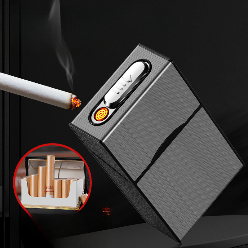 2 In 1 20 담배 케이스 라이터 케이스 USB 충 - Accessories Experts Vape 리뷰 및 가격