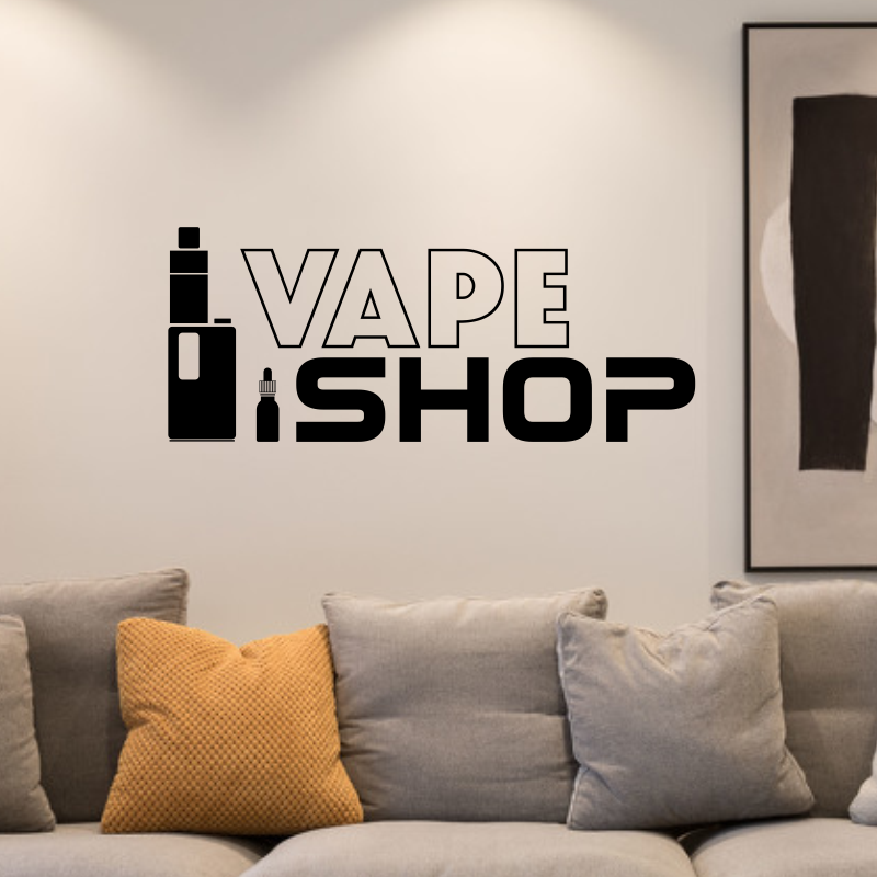 비닐 벽 데칼 전자담배 가게 간판 포스터 벽 스티커 홈 - Vaping Shop 리뷰 및 가격
