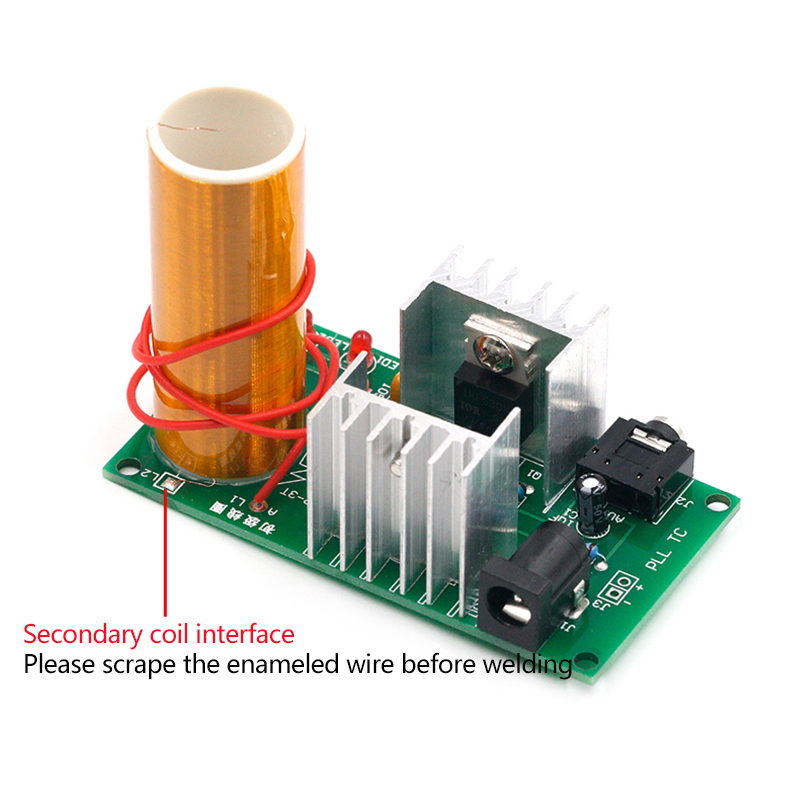 미니 테슬라 코일 DIY 전자 키트 DC 15-24V  - Coil Building Kit 리뷰 및 가격
