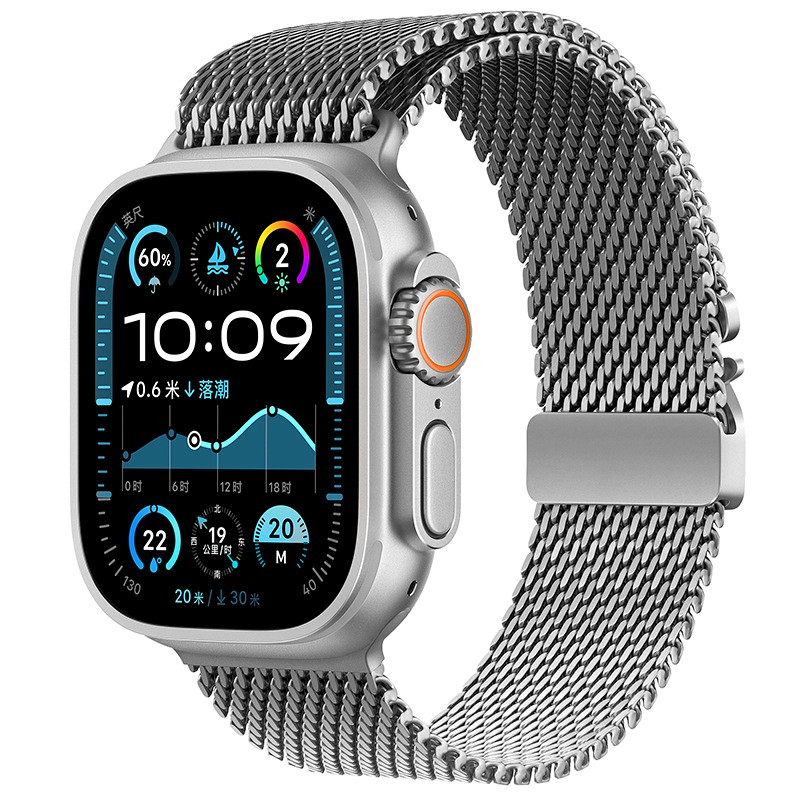 Apple Watch 시리즈 용 밀라노 루프 밴드 10 - Mesh Coil Strip 리뷰 및 가격