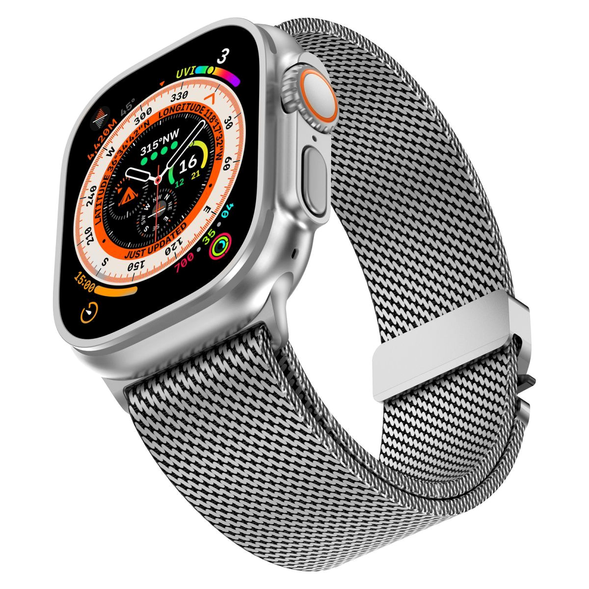 Apple Watch 시리즈 용 밀라노 루프 밴드 10 - Mesh Coil Strip 리뷰 및 가격