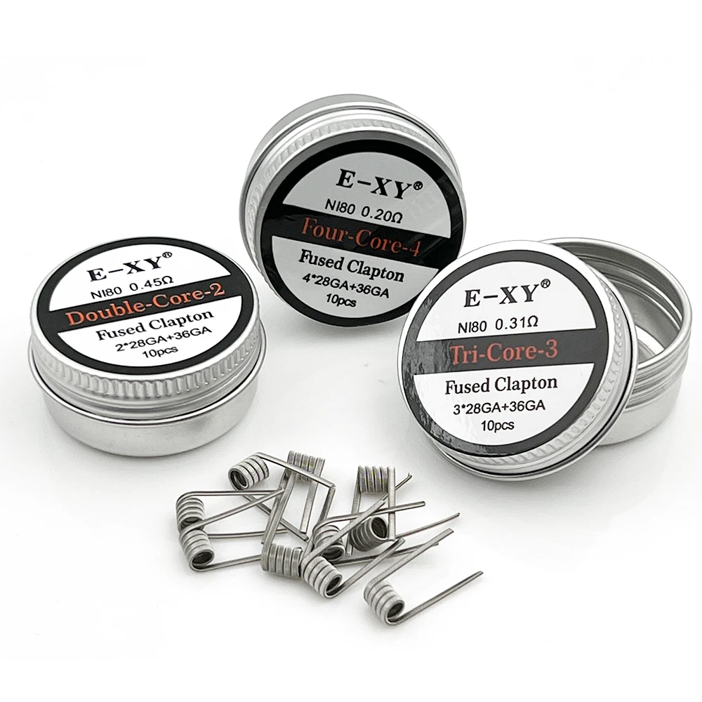 10 개/상자 Ni80 사전 제작 코일 융합 Clapt - Coil Building Kit 리뷰 및 가격